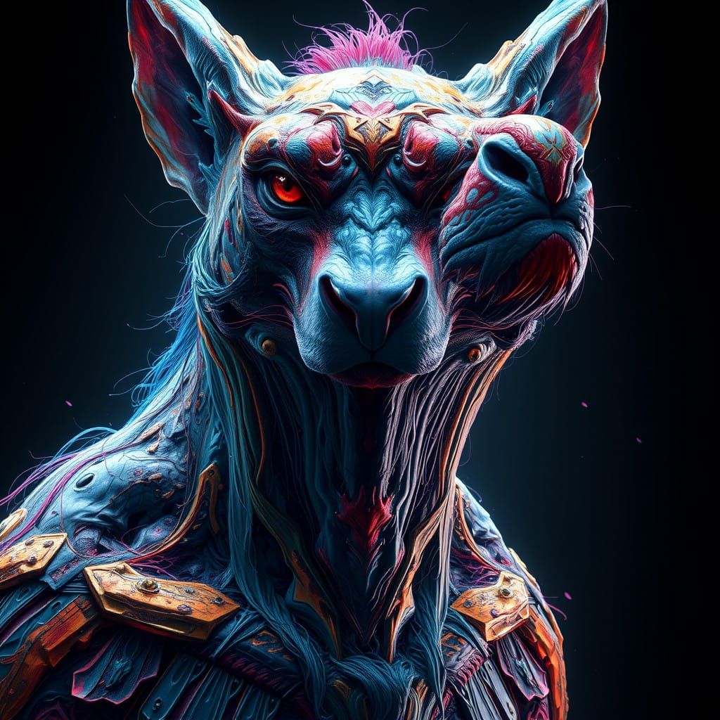 Creature Portrait in Hyper-Realistic Style