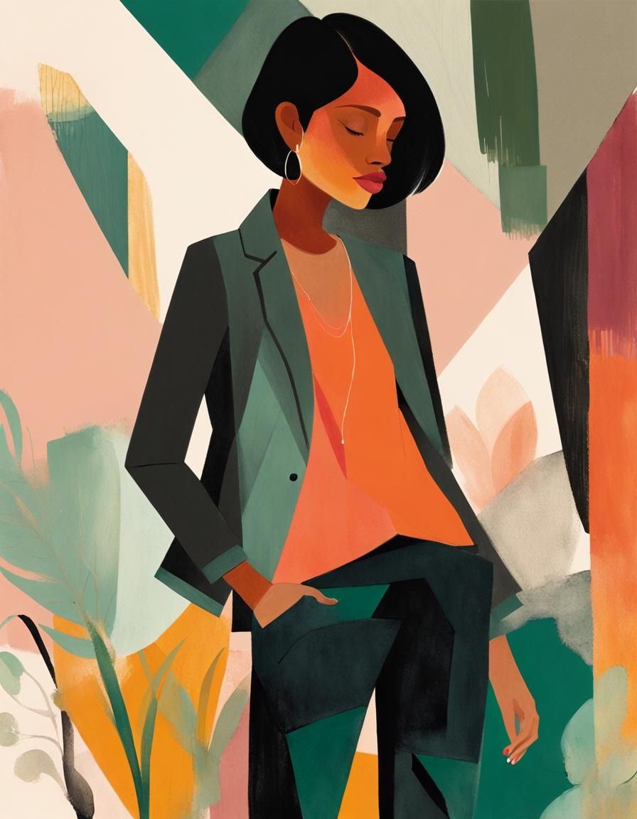 Character Portrait in Keith Negley Style