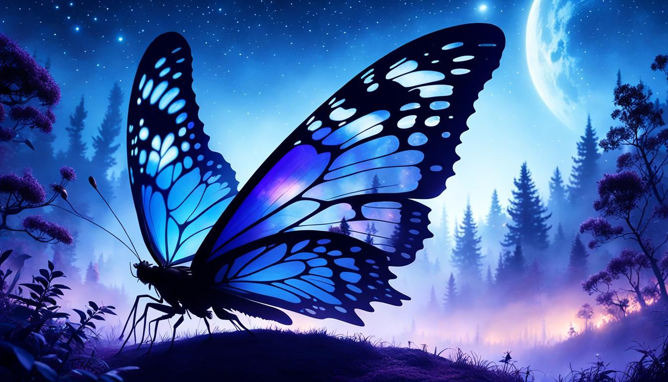 Indigo Butterfly