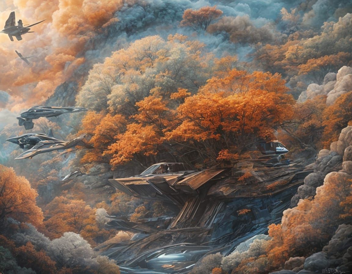 Futuristic Stealth Woman in Cyberpunk Style