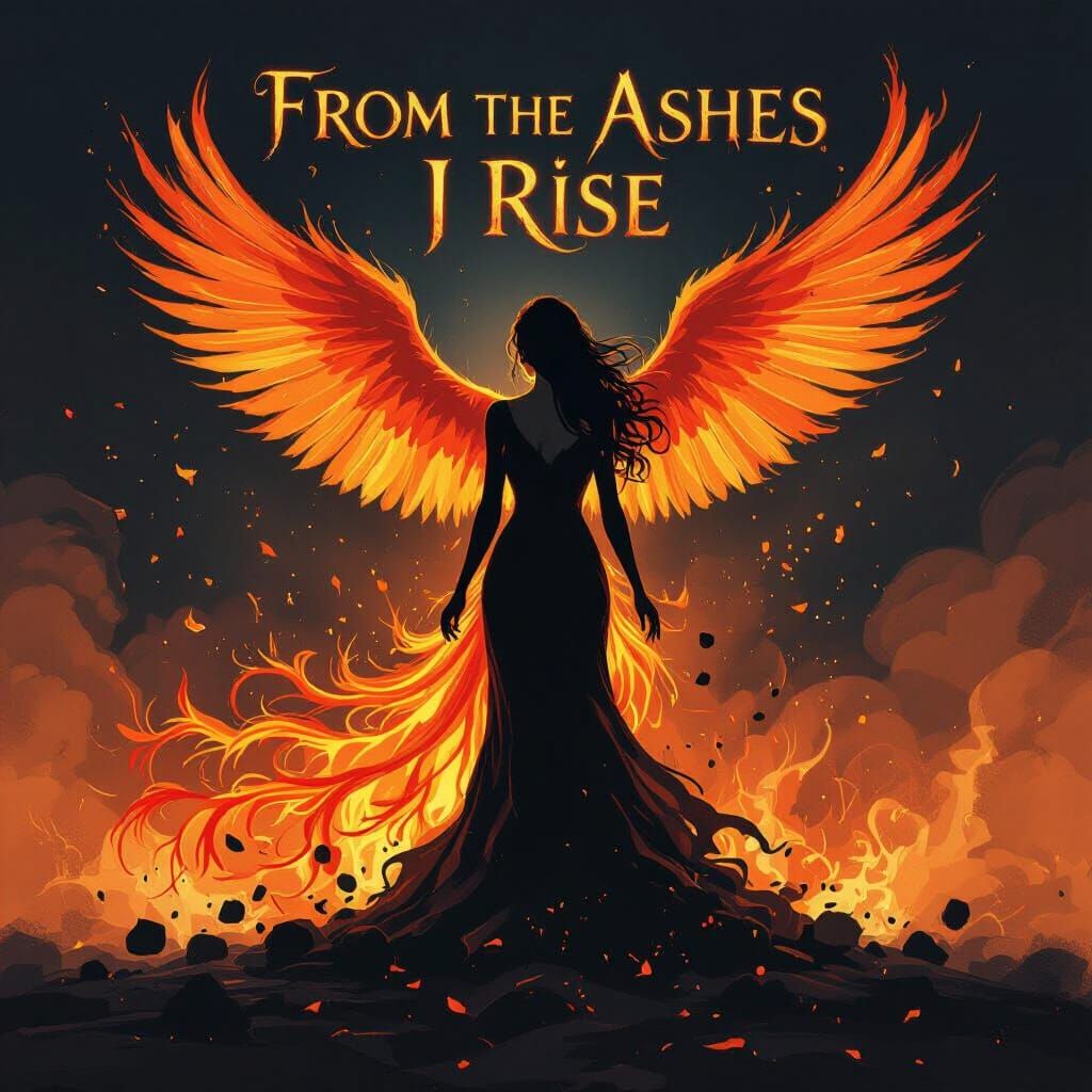 Phoenix Rising: Fiery Transformation Art