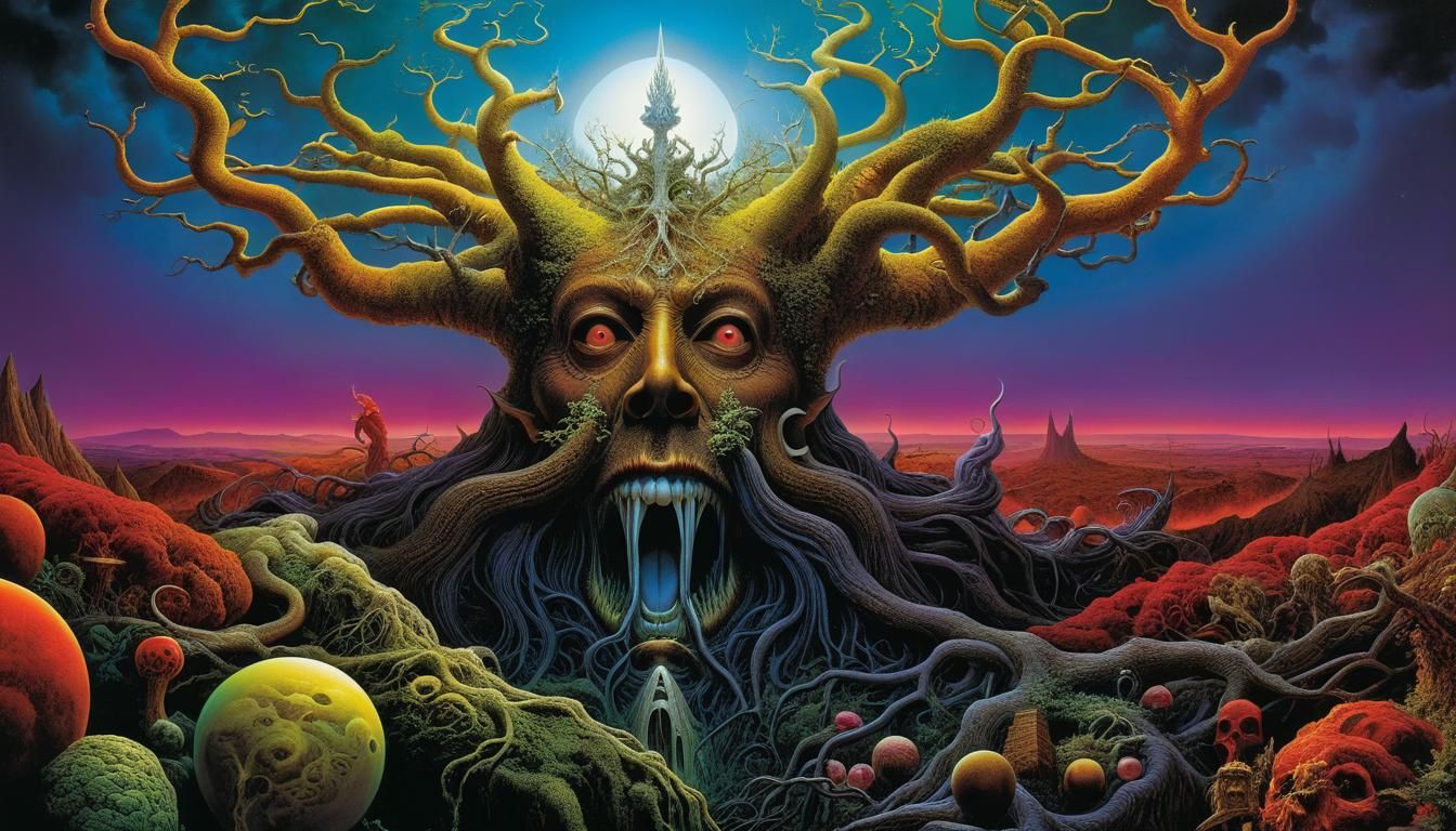 Evil Takes Root: Surreal Horror Art