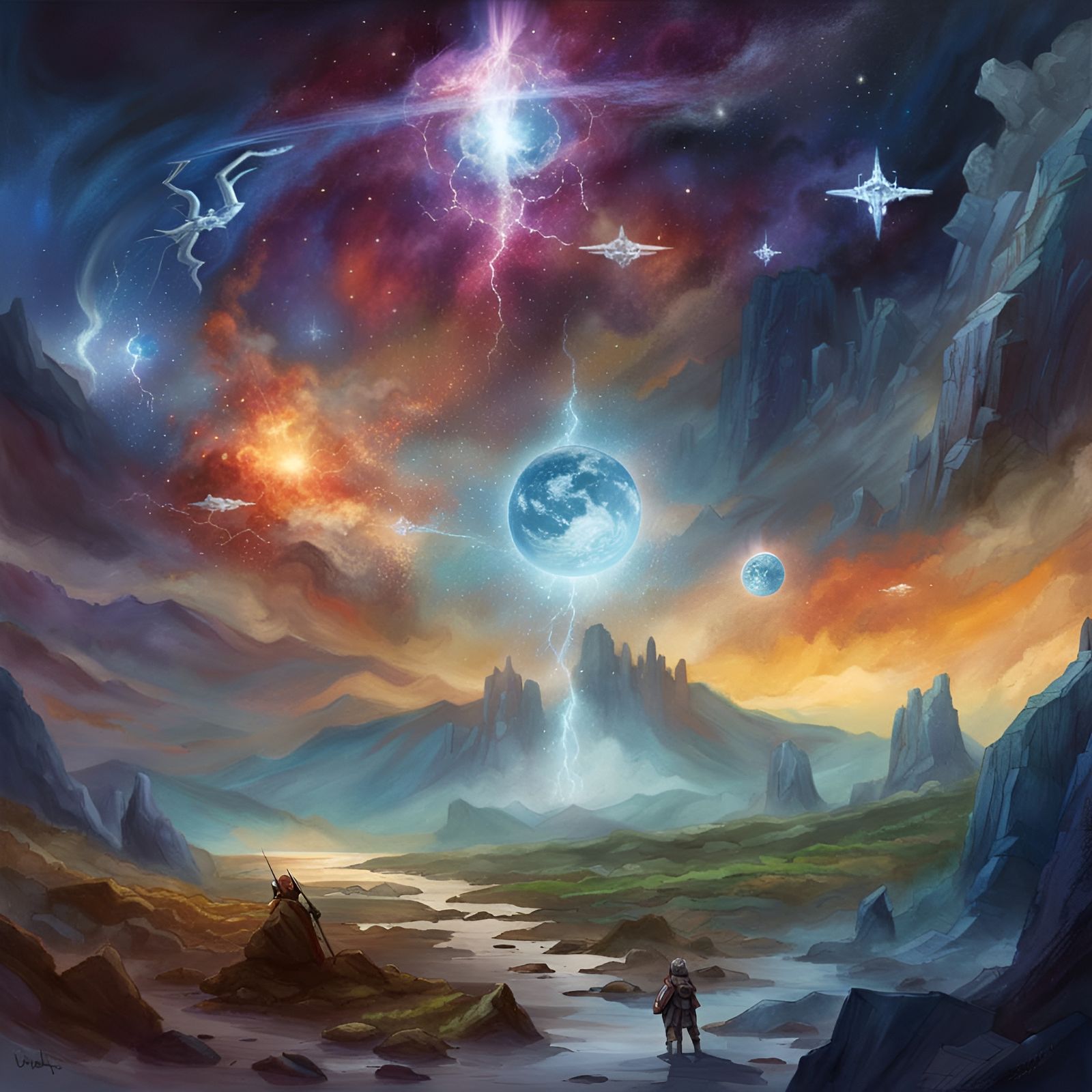 Cosmic Astral Vision of Helheim