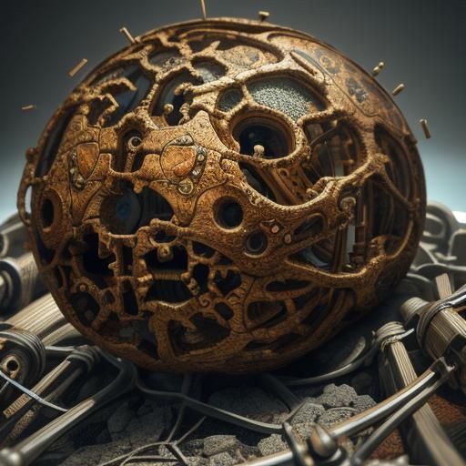 Detailed 3D Rendering Inside Human Body