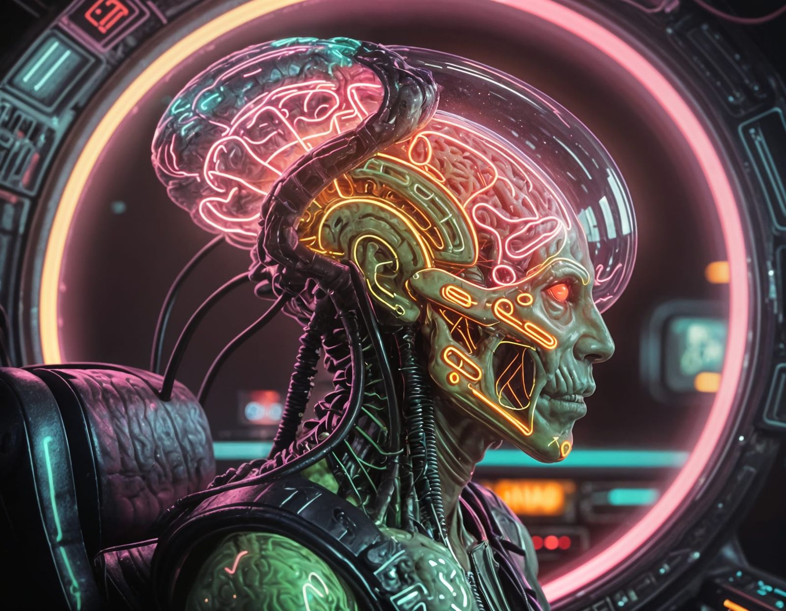 Alien Cyborg Pilot