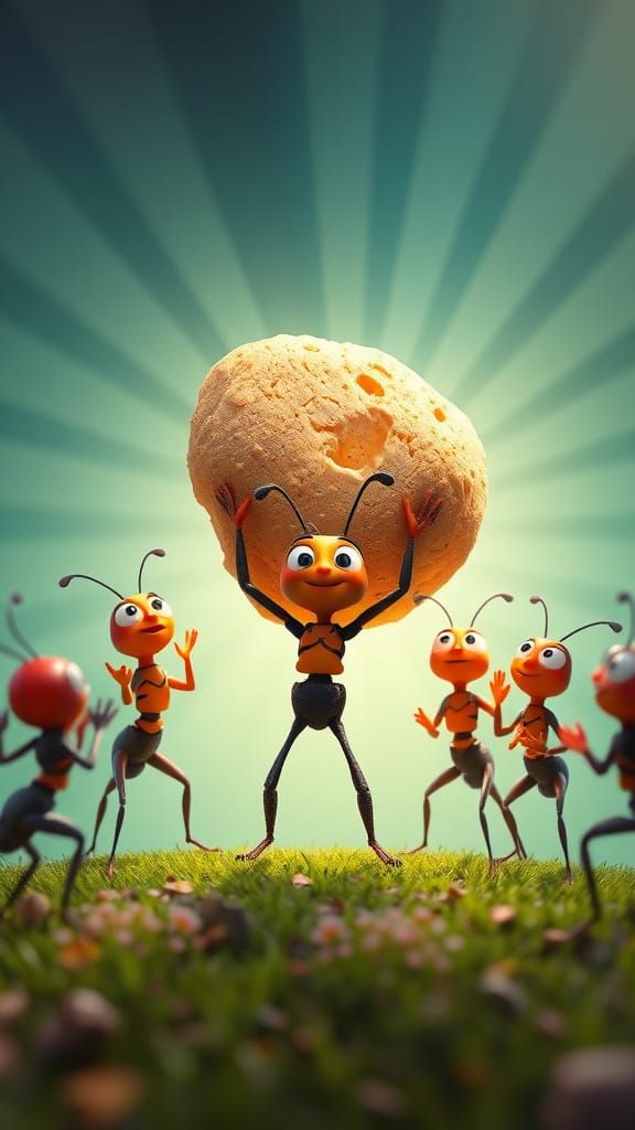 Bugs Cheer Ant Hero Timmy and Friends