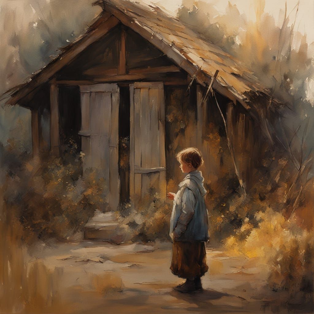 childhood hut