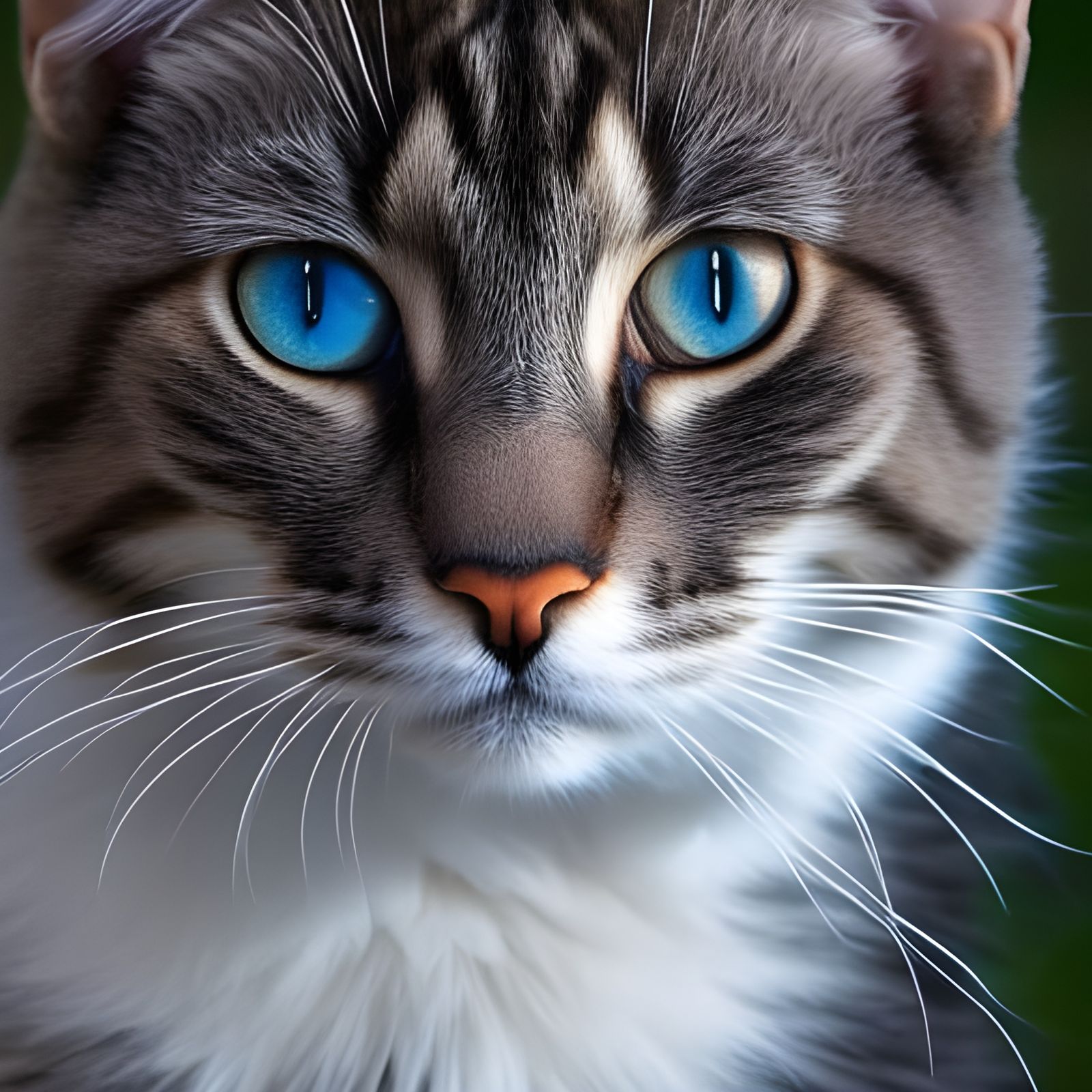 Spectral kitty with crystal eyes