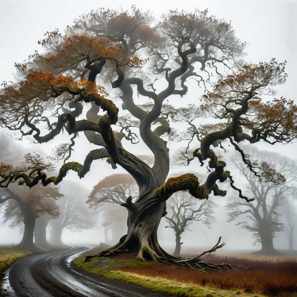 Mystic Tree at Sparta Crossroads in Magical Realism