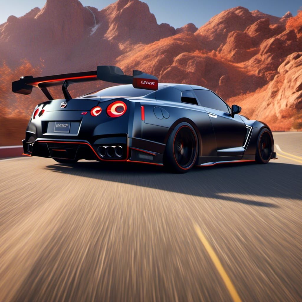 Nissan GTR in Forza Horizon 6: Digital Matte Painting