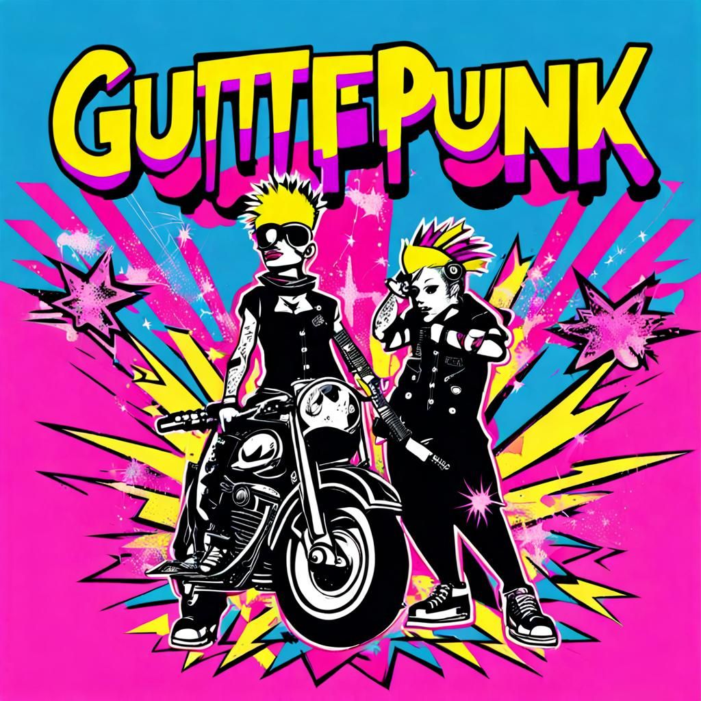 Energetic Gutterpunk Candypunk Aesthetic