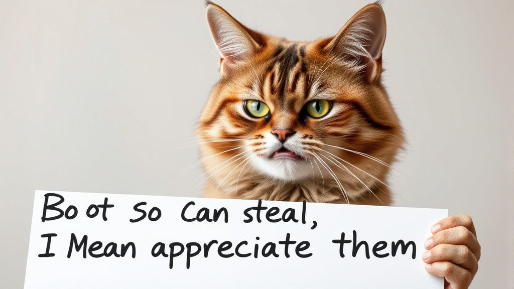 Funny Angry Cat Demands Open Prompts