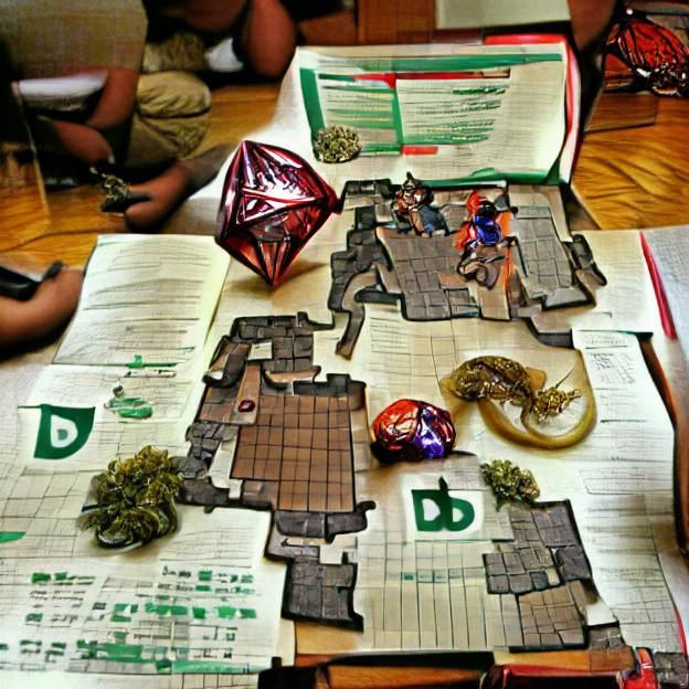 Dungeons and Dragons Illustration