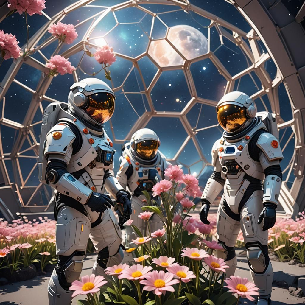 Lunar Gardeners: Sci-Fi Anime in a Moon Dome