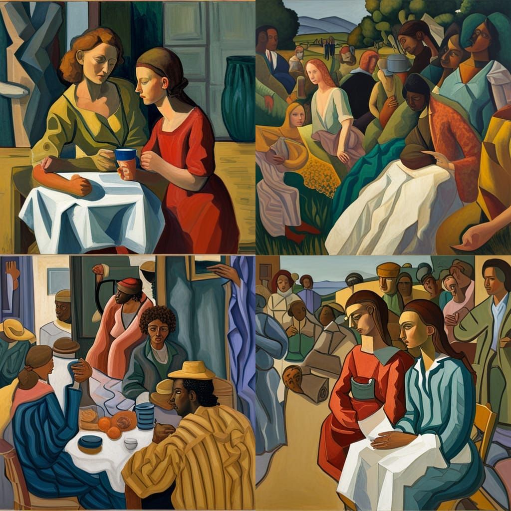 Figuration Libre Style AI Art