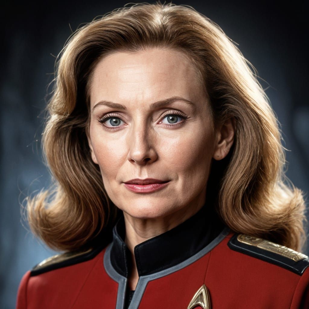 Star Trek's Doctor Crusher in Photorealistic Portraiture