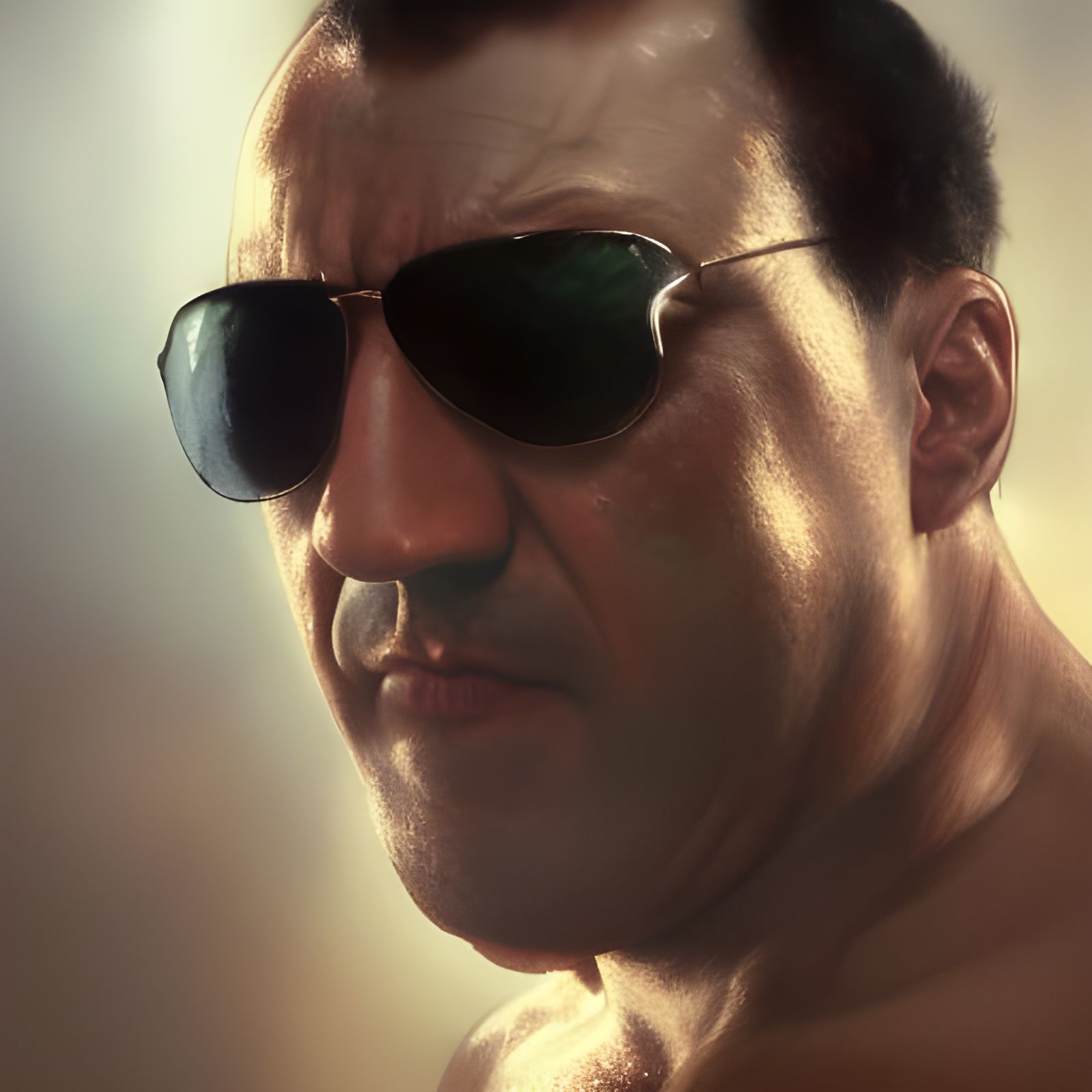 Hyperdetailed Portrait of Rocky Marciano in Art Nouveau Styl...