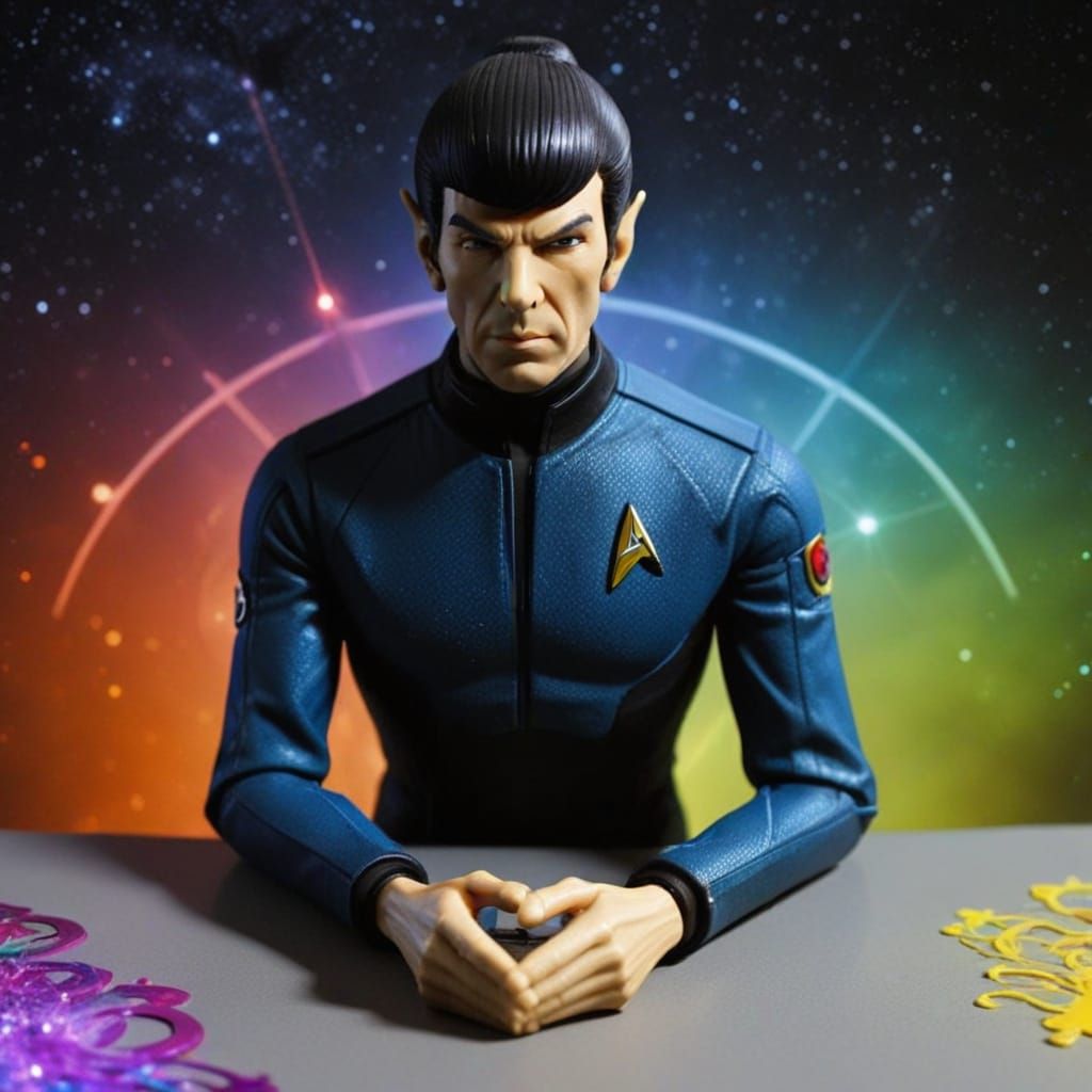 Spock Synesthesia Neuroplastic Action Figure