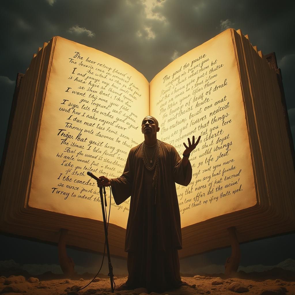 Tupac Shakur: Poet Warrior with Lyrical Sky