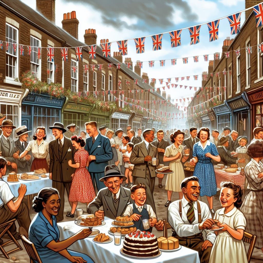 VE Day 1945: A Street Party Celebration