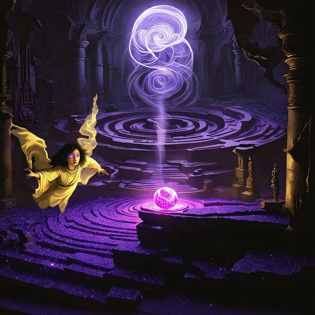 Ethereal Poltergeist: Ray Tracing Concept Art