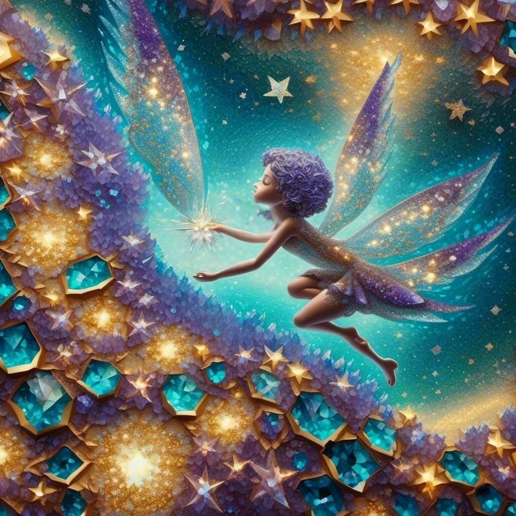 Flying by Crystal Star Ridge