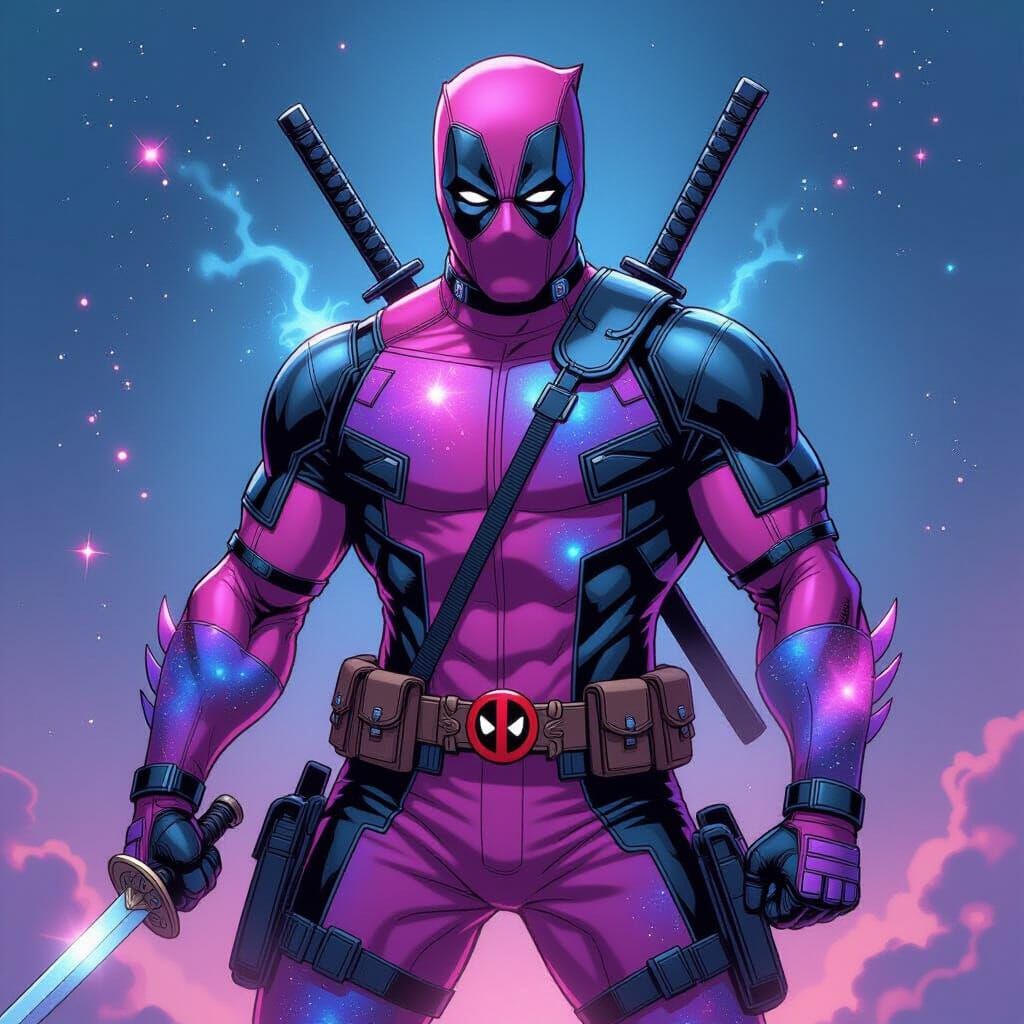 Deadpool in Cosmic Galaxy Suit