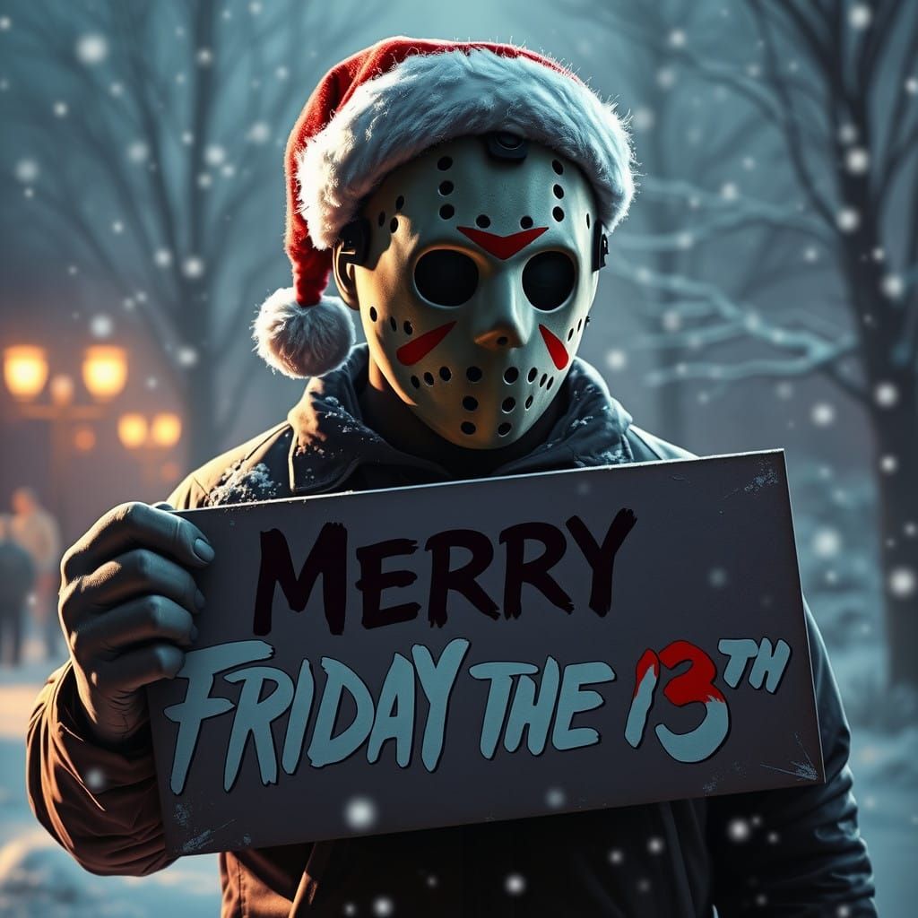 Jason Vorhees Celebrates a Bloody Christmas in the Snow