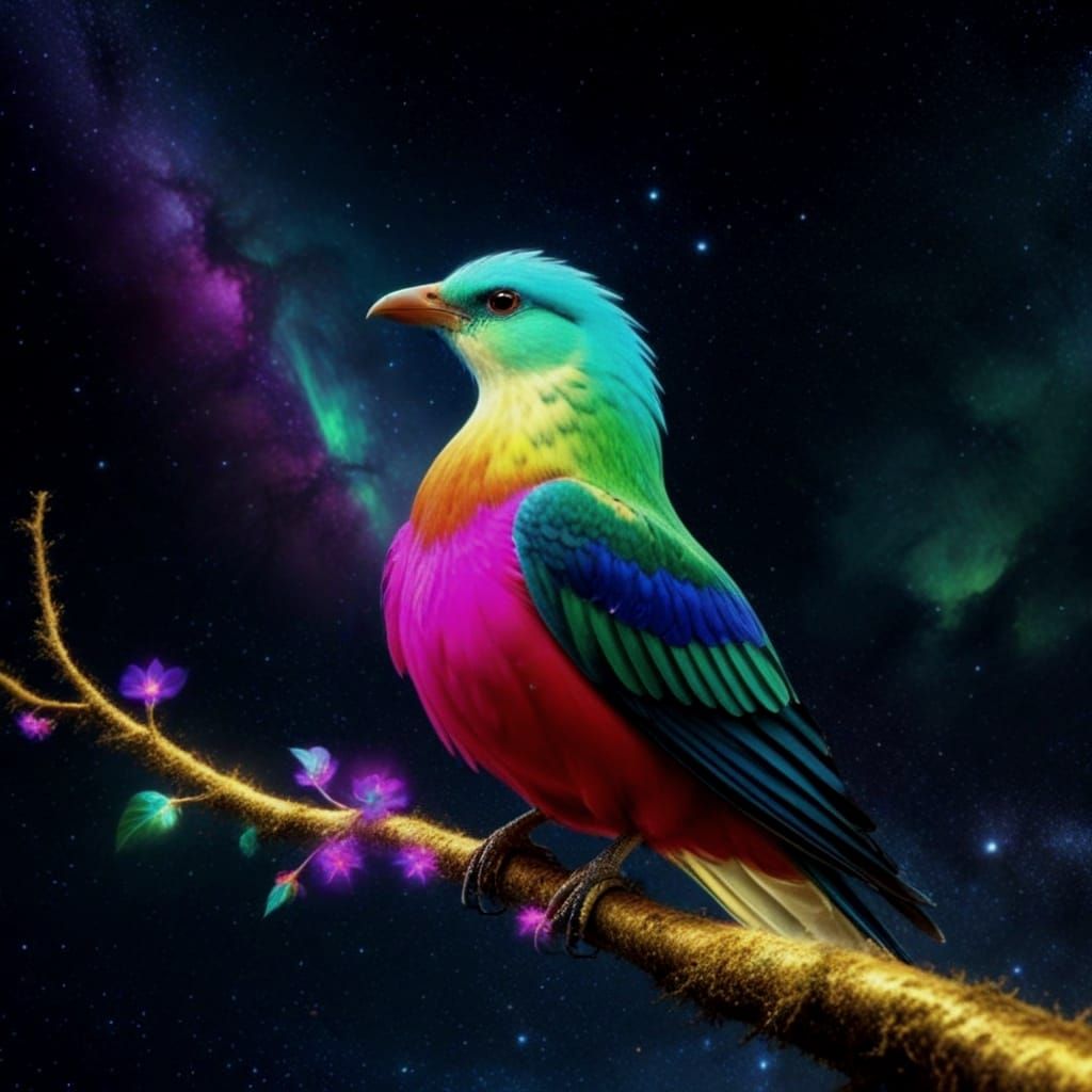 Hyperrealist Masterpiece of a Sacred Bird