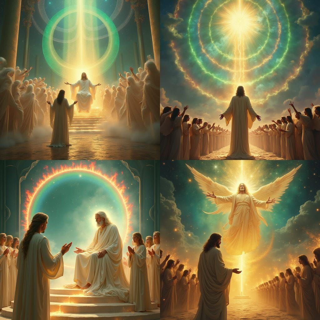 Jesus Before the Ancient of Days in Cosmic Temple
