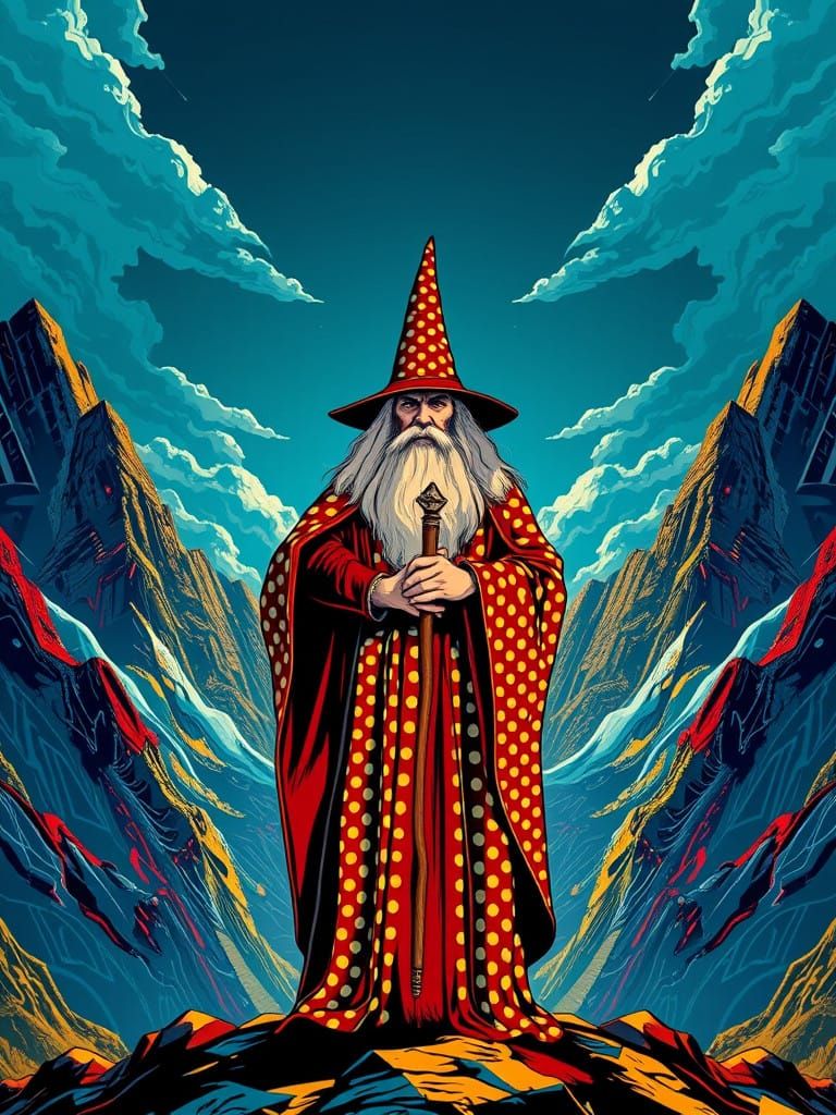 Heroic Fantasy Art in Pop Art Style