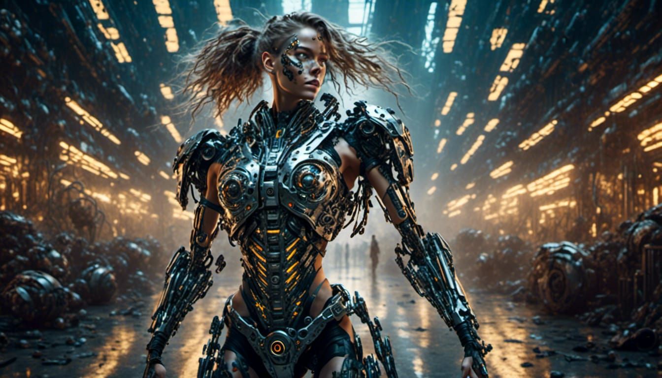 Female cyborg