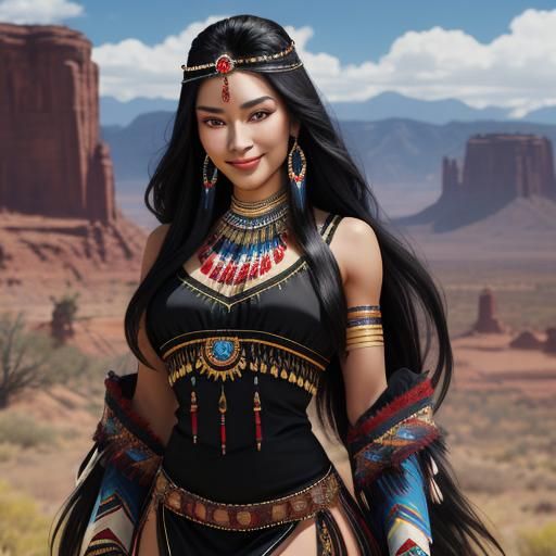 A native american, young woman (3)