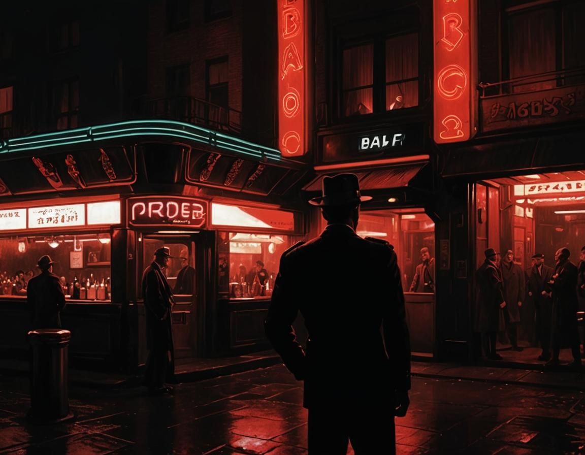 Doorman Protecting Hookers in Red Light District