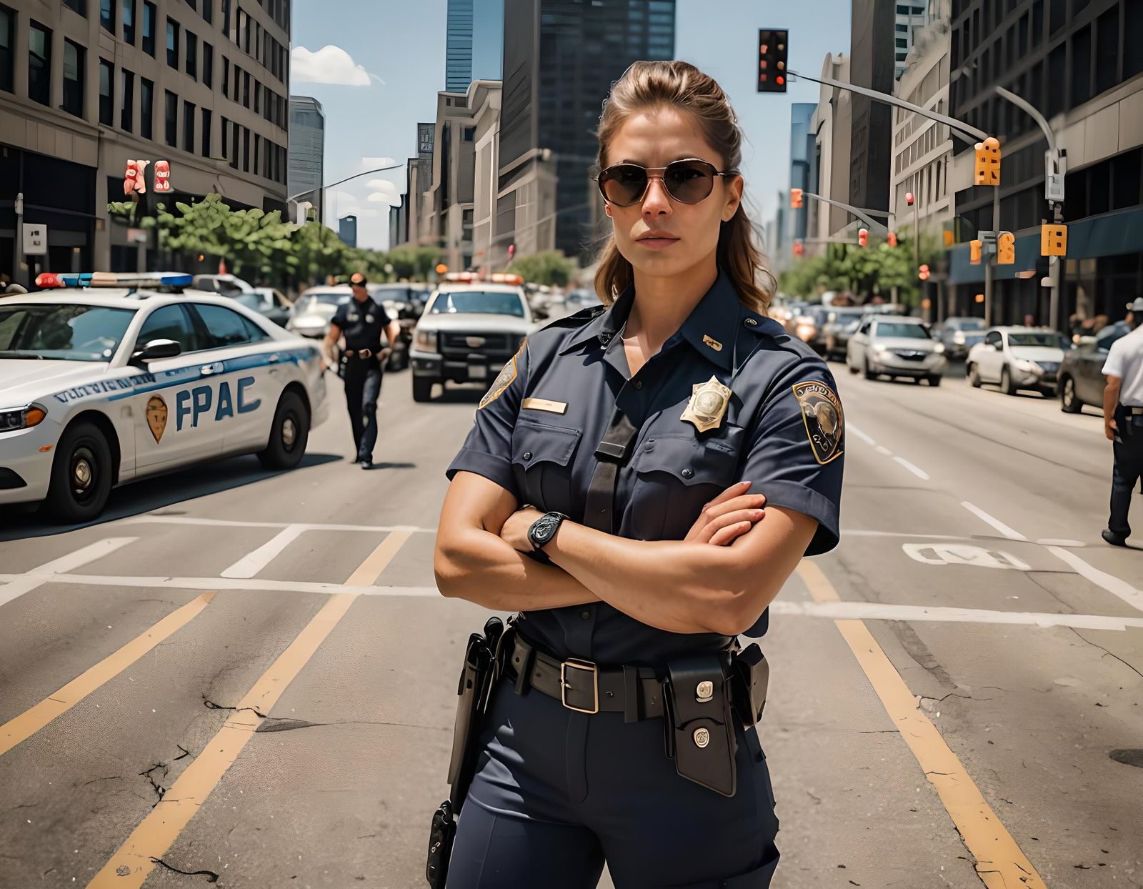 Chicago Patrolwoman on Duty