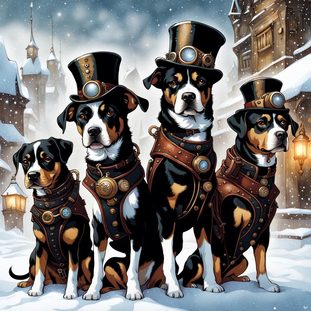 Steampunk doggies ...