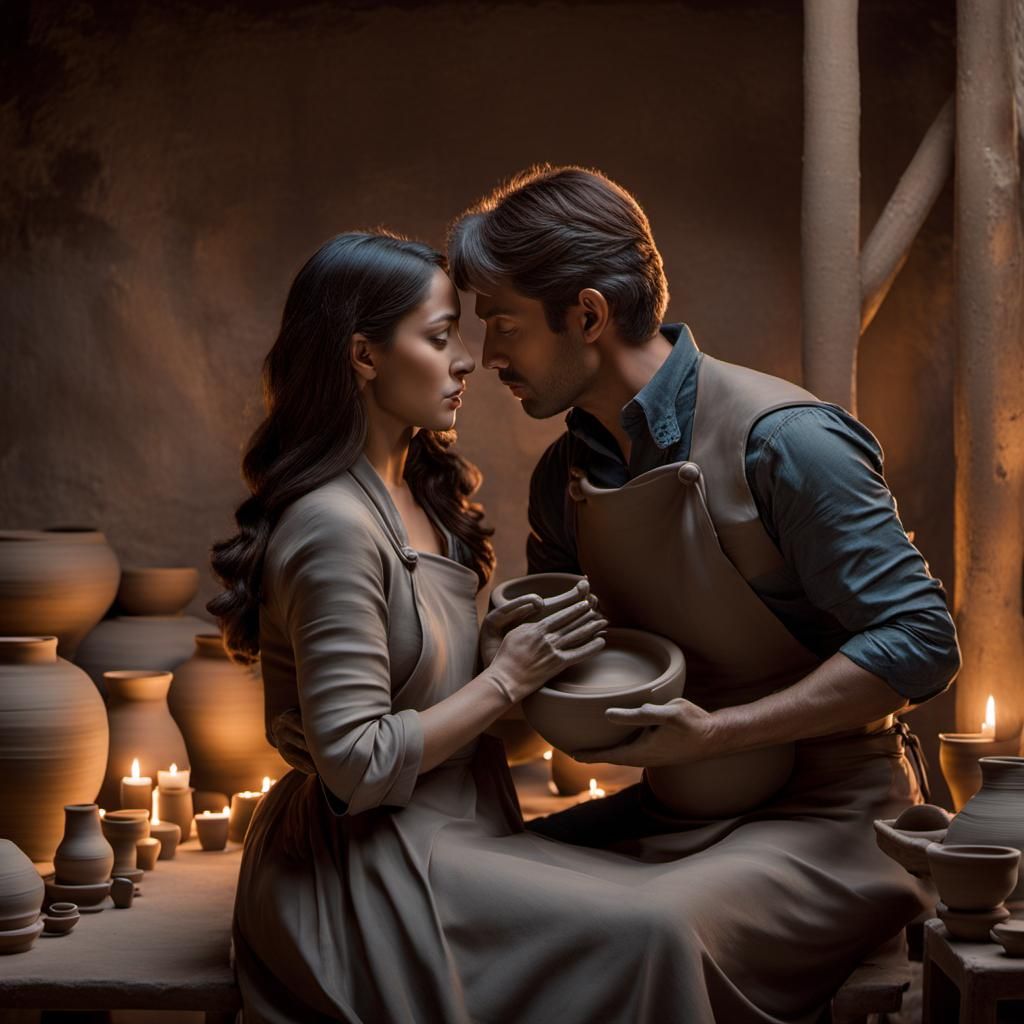 Romantic Pottery Scene from 'Ghost'