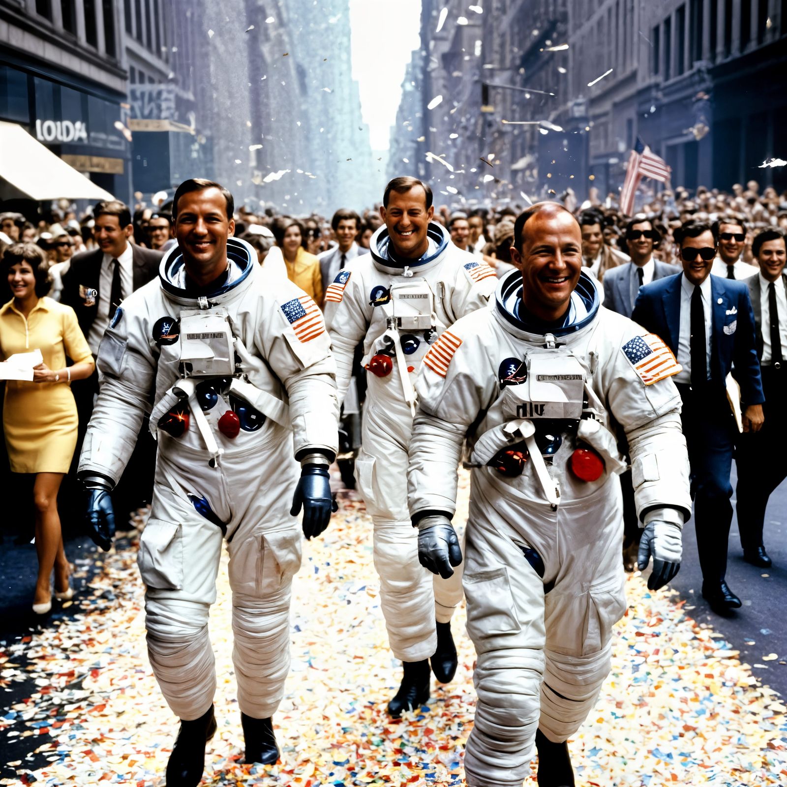 Apollo 11 Astronauts' Ticker Tape Parade, NYC, 1969