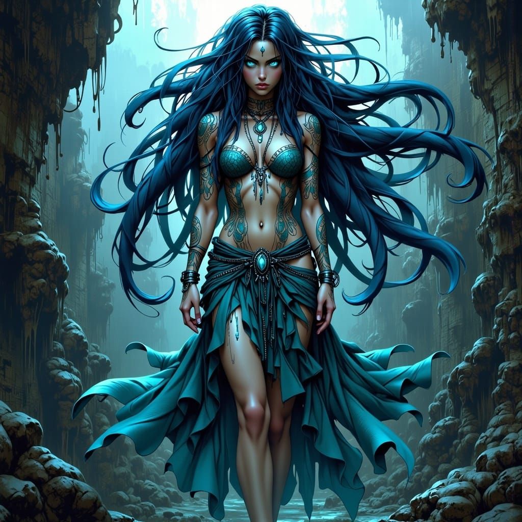 Ocean Demon Lord in Underwater City