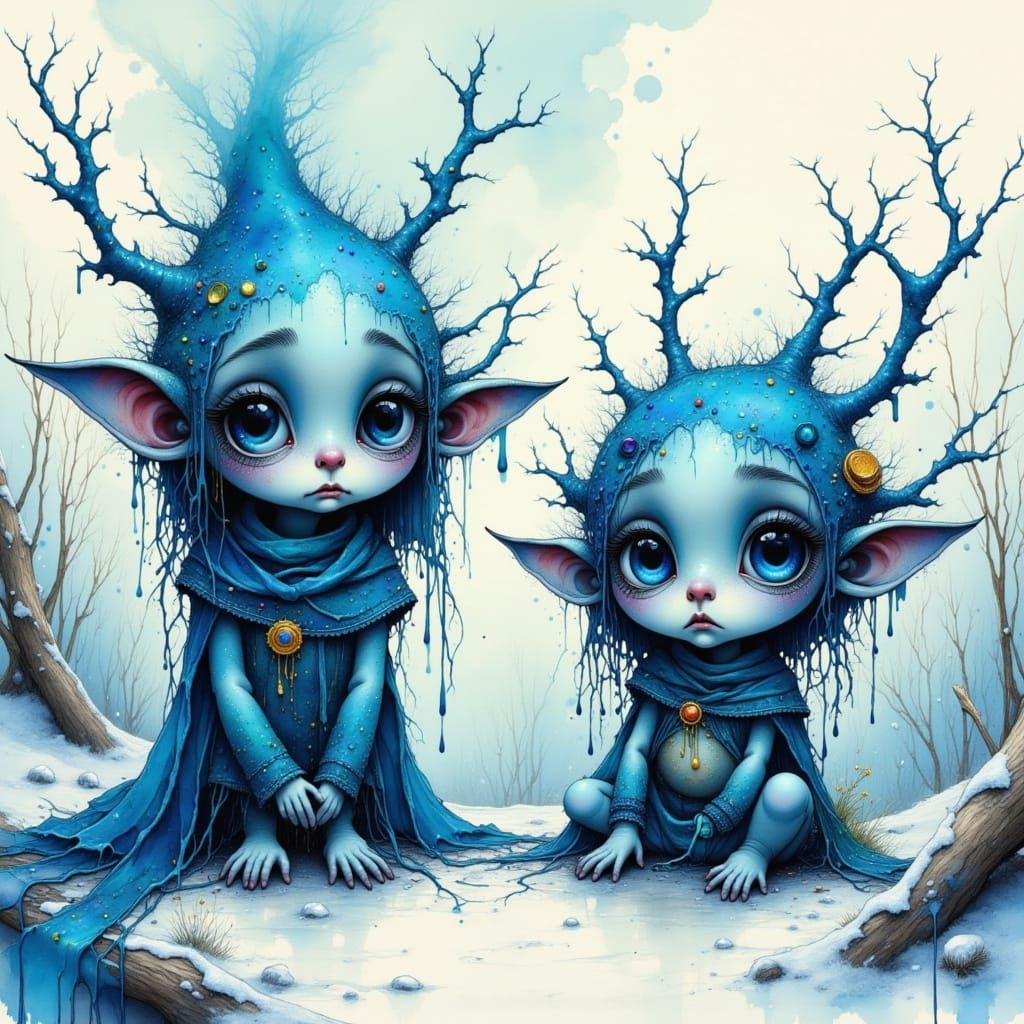 Wintertime, here they're the little ones !