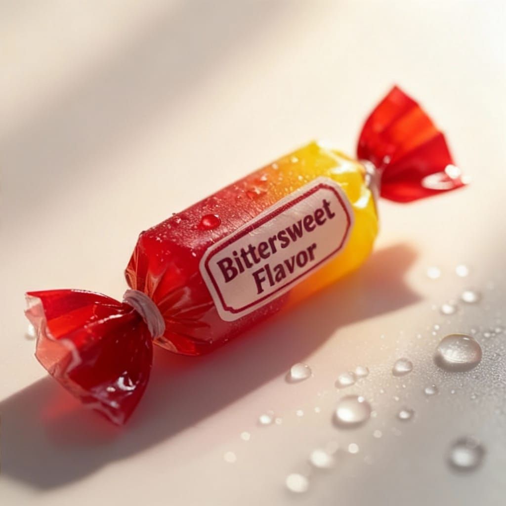 Realistic Bittersweet Candy Close Shot