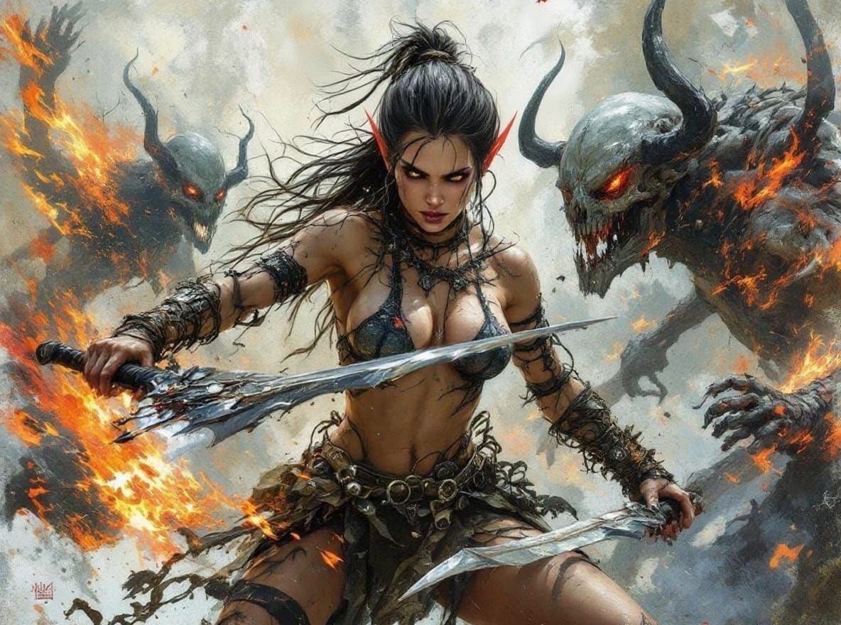 Elf Without Horns: An AI Image Generation Edit