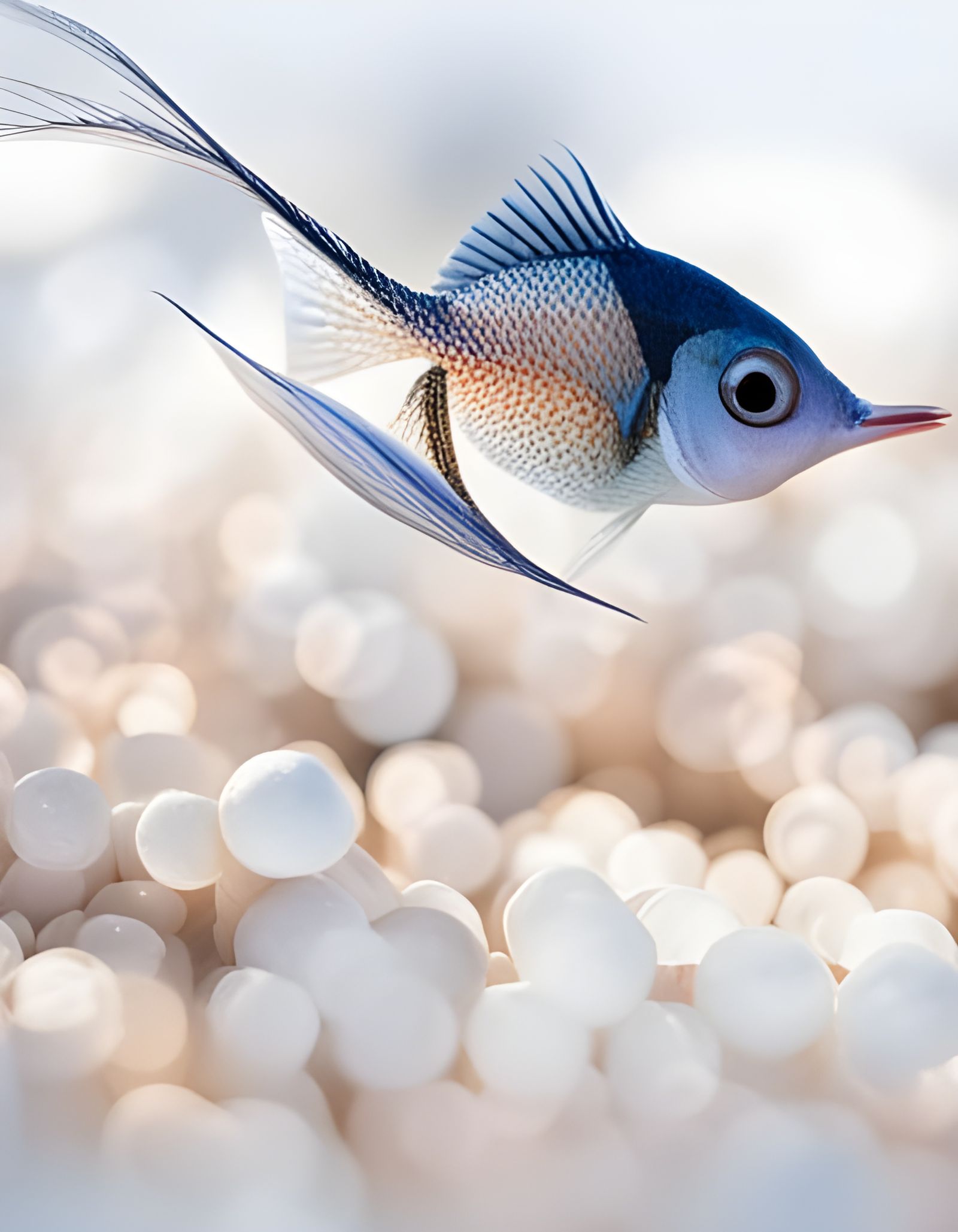 Detailed Hyperrealistic Japanese Art with Magical Lighting