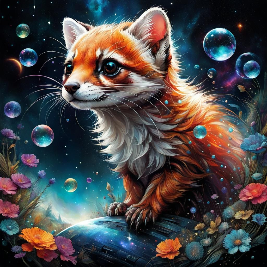 An adorable Space weasel