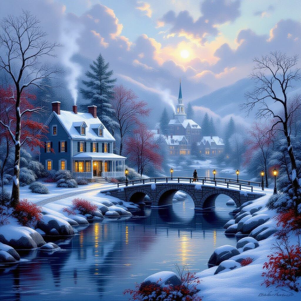 Ethereal Winter Mist in Vermont