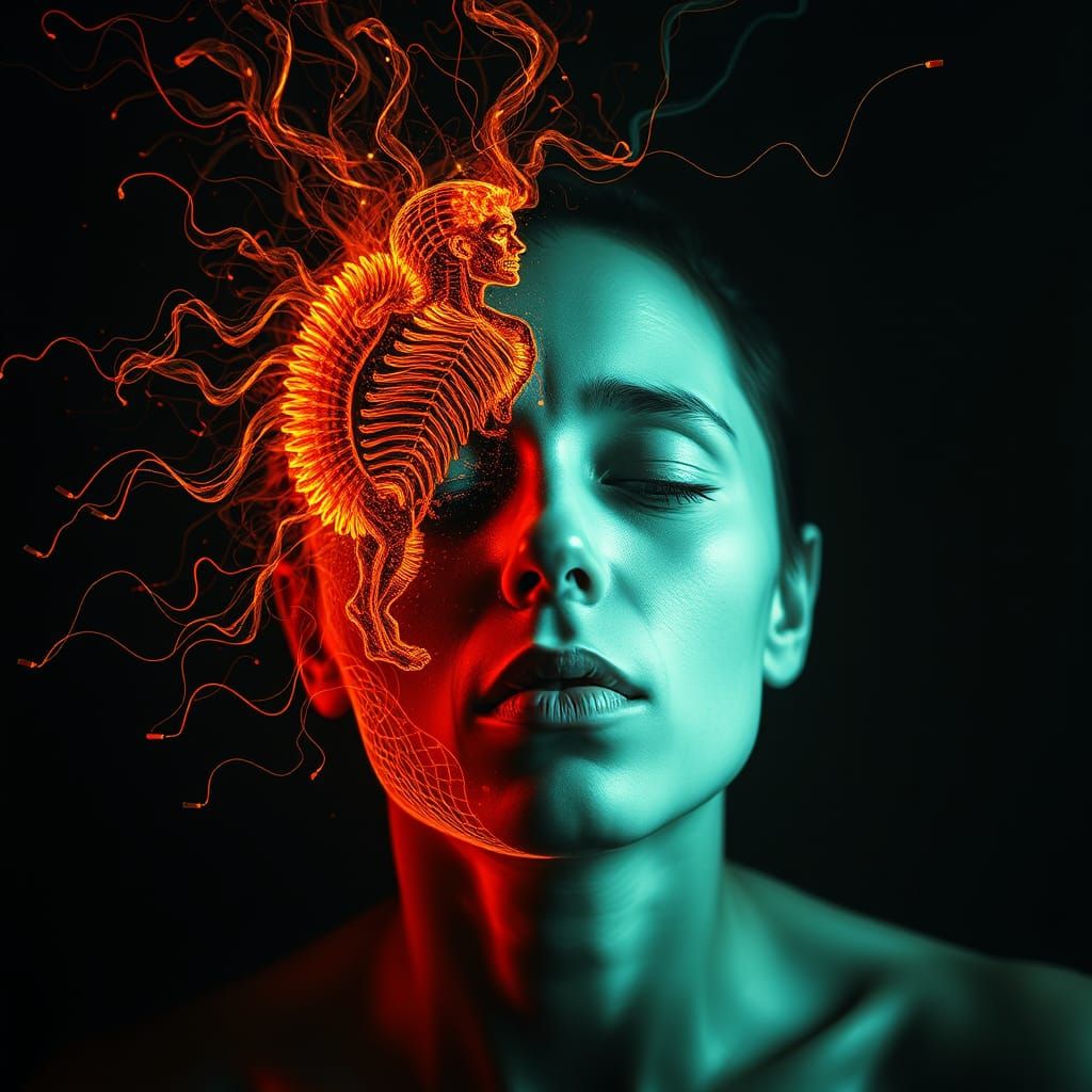 Mental Disintegration in Infinite Reflection