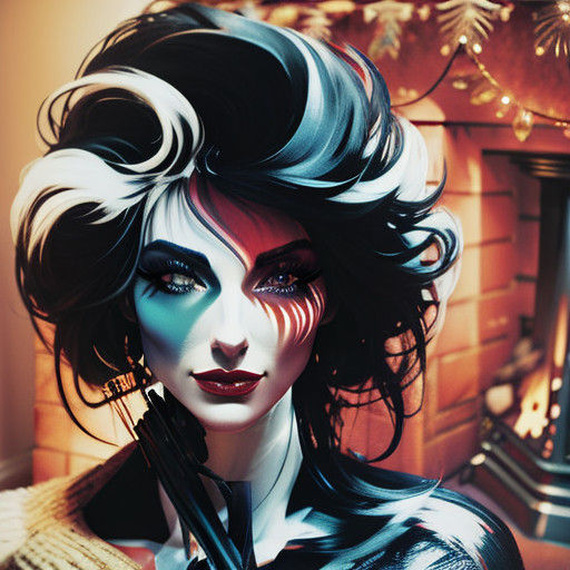 Intimate Close-up of a Crackling Fireplace