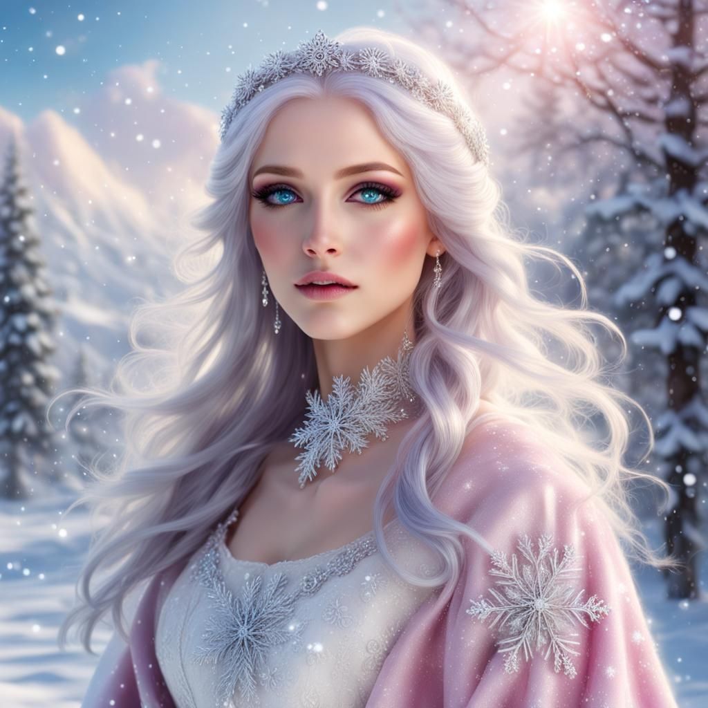 Snow Princess in Winter Wonderland