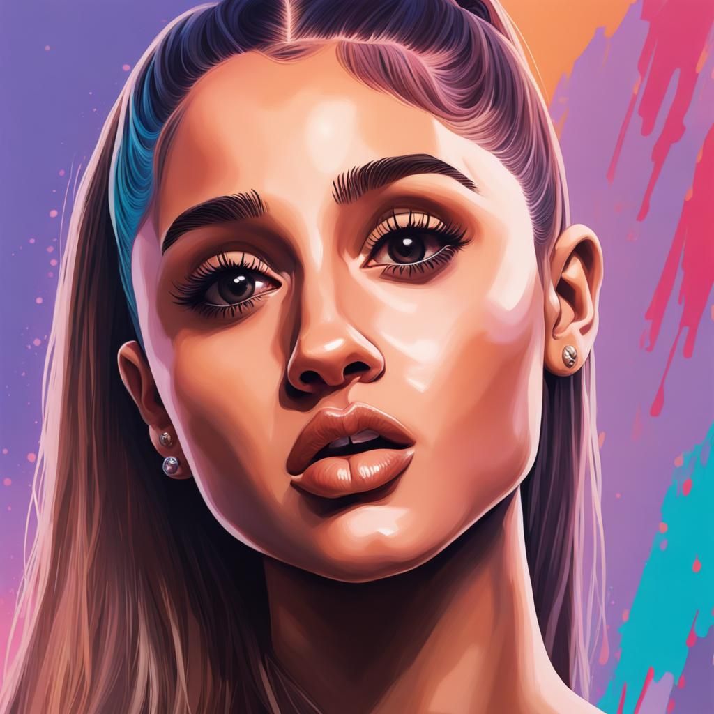 Detailed Hyperrealistic Face with Dramatic Lighting