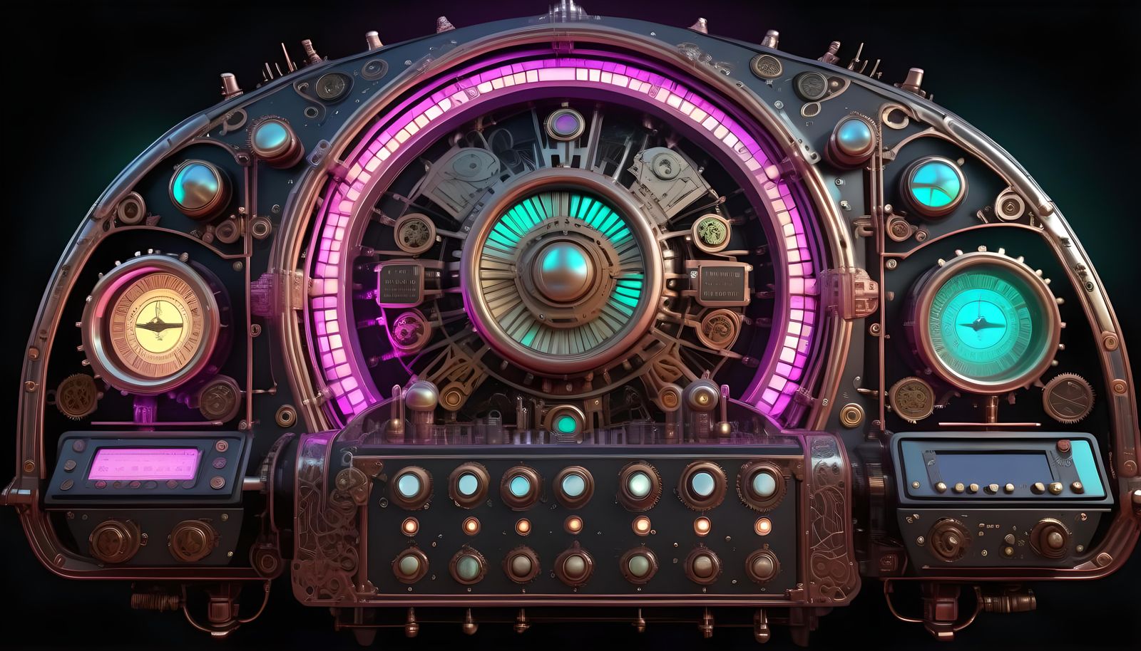 A Futuristic Steampunk Control Panel (Continued)